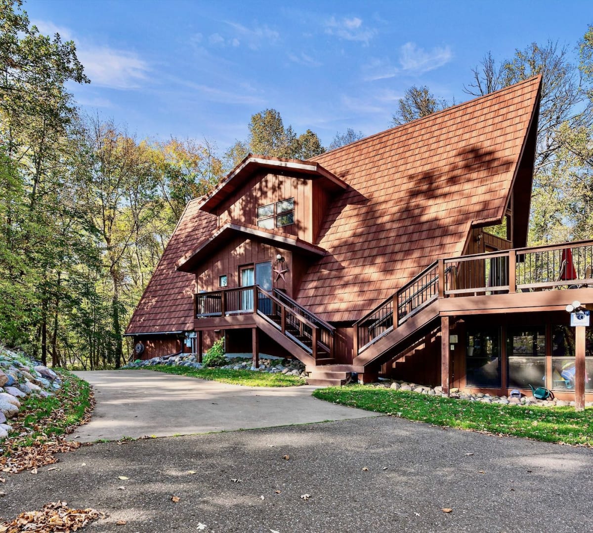 Pequot Lakes Vacation Rentals ChaletStyle Home on Star Lake Crosslake